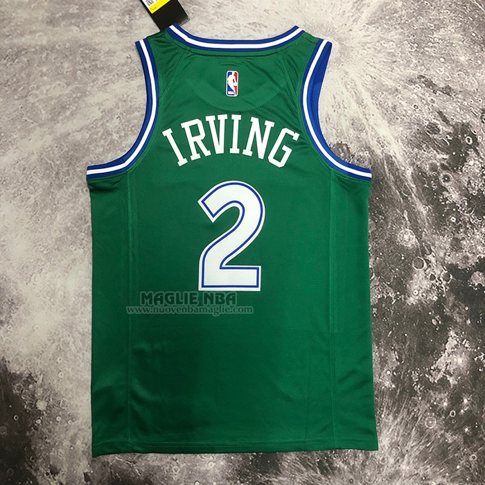 Maglia
 Kyrie Irving NO 2 Dallas Mavericks Hardwood Classics 2022-23 Verde
